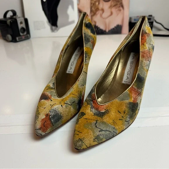 Via Spiga Multicolor Artistic Pumps – Made in Italy (9.5B) - Picture 2 of 11